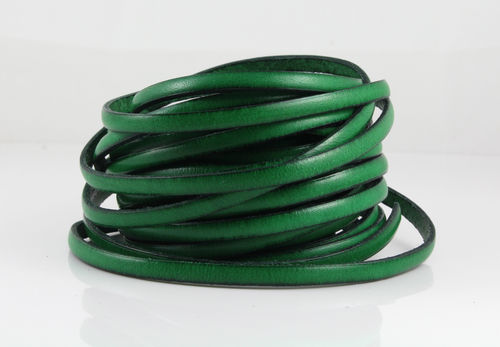 Lederband - grün - 5 x 2 mm