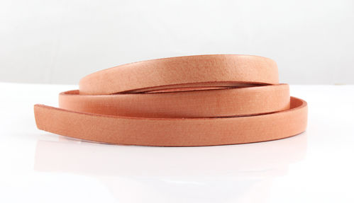 Lederband - apricot - 10 x 2 mm