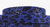 Lederband - Leopard, blau - 10 x 2,5 mm