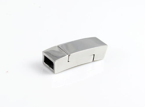 Edelstahl Magnetverschluss - poliert - Ø 5,5 x 3 mm
