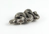 Zamak Schieber "Serpent" - versilbert - Ø 10 x 2,5 mm
