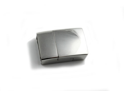 Edelstahl Magnetverschluss-poliert-Ø 11 x 4 mm