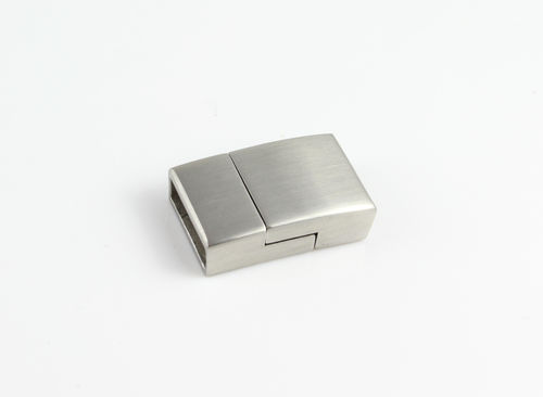 Edelstahl Magnetverschluss-matt-Ø 12 x 4 mm