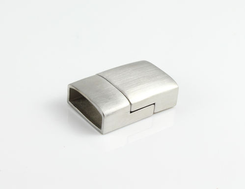 Edelstahl Magnetverschluss-matt-Ø 14 x 4,5 mm