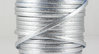 Nappalederband - silber metallic - 3 x 1,2 mm
