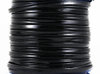 Nappalederband - shiny black - 3 x 1,2 mm