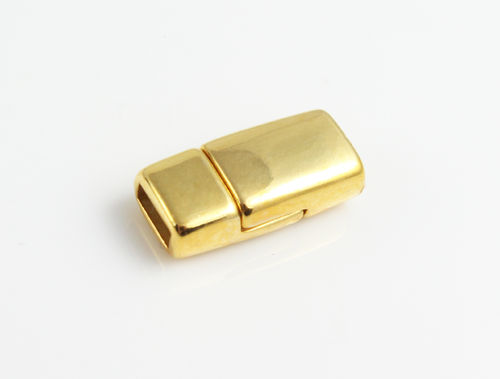 Zamak Magnetverschluss - vergoldet- Ø 5 x 2 mm