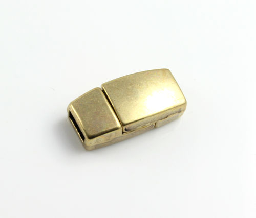 Zamak Magnetverschluss - bronze - Ø 5 x 2 mm