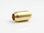 Edelstahl Magnetverschluss - matt - golden - Ø 6 mm