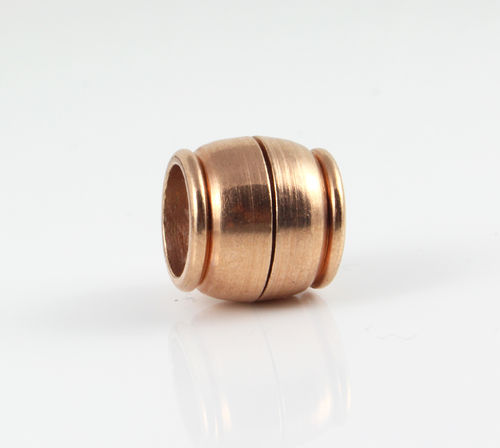 Magnetverschluss - rose vergoldet - Ø 10 mm