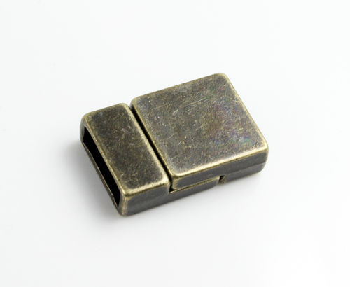 Magnetverschluss - bronze- Ø 10 x 3 mm