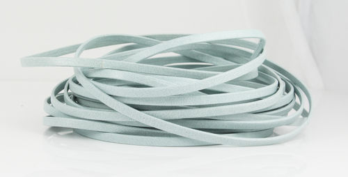 Nappalederband - graublau - 3 x 1,5 mm