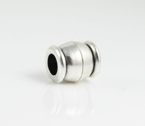 Magnetverschluss - versilbert - Ø 5 mm