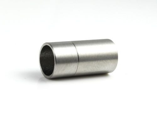 Edelstahl Magnetverschluss - matt - Ø 7 mm