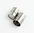 Edelstahl Magnetverschluss-Rillen-poliert- Ø 8 mm