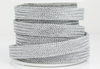 Metallband-rhodium 10 x 2 mm