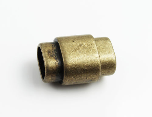 Zamak Magnetverschluss-bronze-Ø 10 x 7 mm