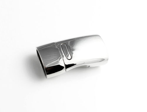 Edelstahl Magnetverschluss-poliert-Ø 10 x 5 mm