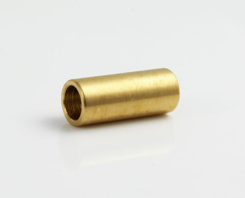 Edelstahl Magnetverschluss - matt - golden - Ø 4 mm