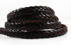 Lederband-dunkelbraun-geflochten-10 x 3,5 mm