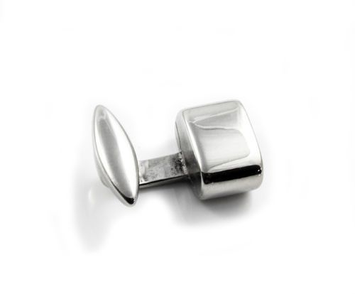 Edelstahl Knebelverschluss - silber - Ø 10,5 x 6 mm