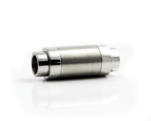 Edelstahl Magnetverschluss - matt/poliert - Ø 5 mm