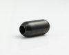 Edelstahl Magnetverschluss - matt - schwarz - Ø 3 mm