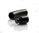 Edelstahl Hebeldruckverschluss - poliert -schwarz - Ø 6 mm
