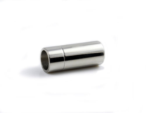Edelstahl Magnetverschluss - poliert - Ø 6 mm