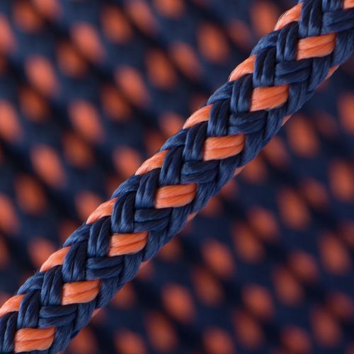 PPM Seil - blau-orange - Doppelgeflecht - Ø 6 mm