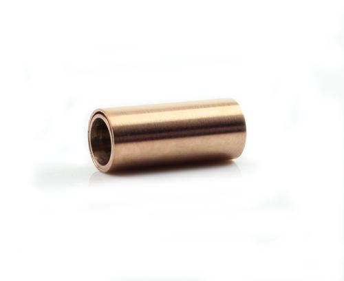 Edelstahl Magnetverschluss - matt - rosegolden - Ø 4 mm