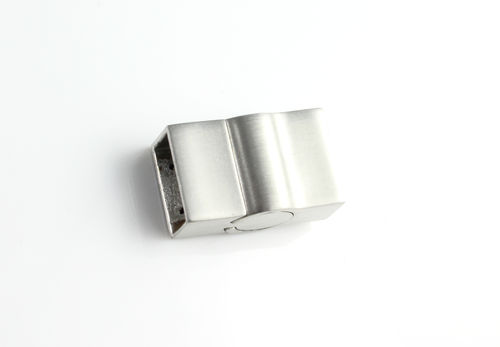 Edelstahl Magnetverschluss-matt-Ø 10 x 5 mm
