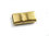 Edelstahl Magnetverschluss-matt-golden-Ø 10 x 5 mm