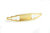 Zamak Schiebeelement - vergoldet- Ø 5 x 2,5 mm