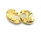 Zamak Magnetverschluss Herz - vergoldet - Ø 10 x 2 mm