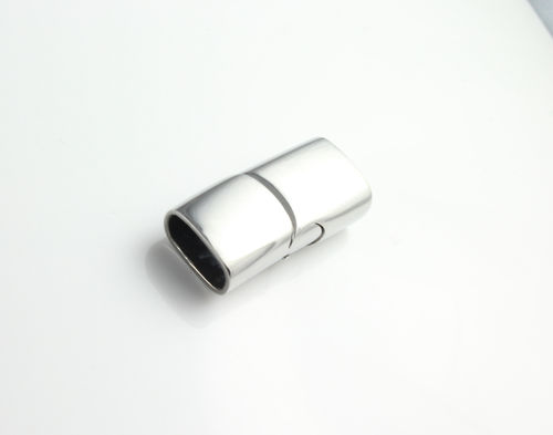 Edelstahl Magnetverschluss-poliert-Ø 8 x 4 mm