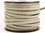 Nappalederband - beige - 5 x 1,5 mm